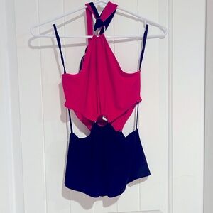 "Club" cutout shirt size M